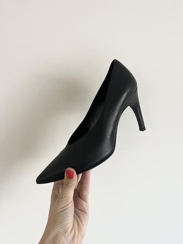 Femme Enzo di Martino Talons Noir Cuir 37