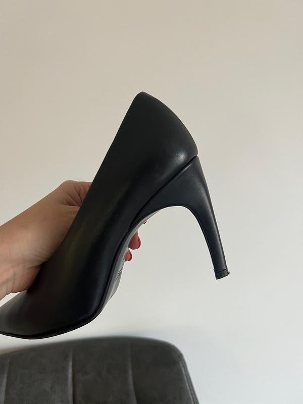 Femme Enzo di Martino Talons Noir Cuir 37