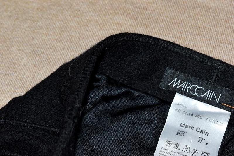 Женская Marc Cain Юбка Чёрный Шерсть 38 / M / 46