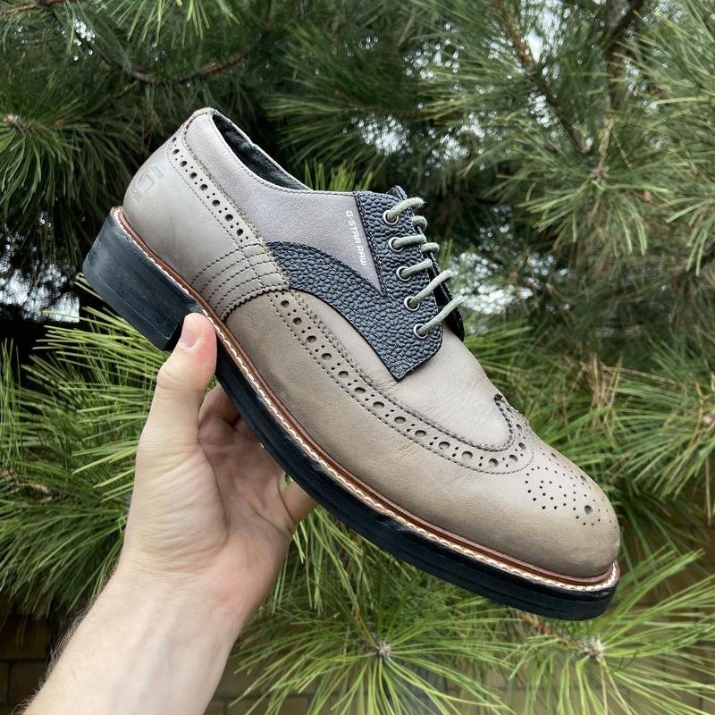 Men G-Star Raw Heels Brown Leather 42