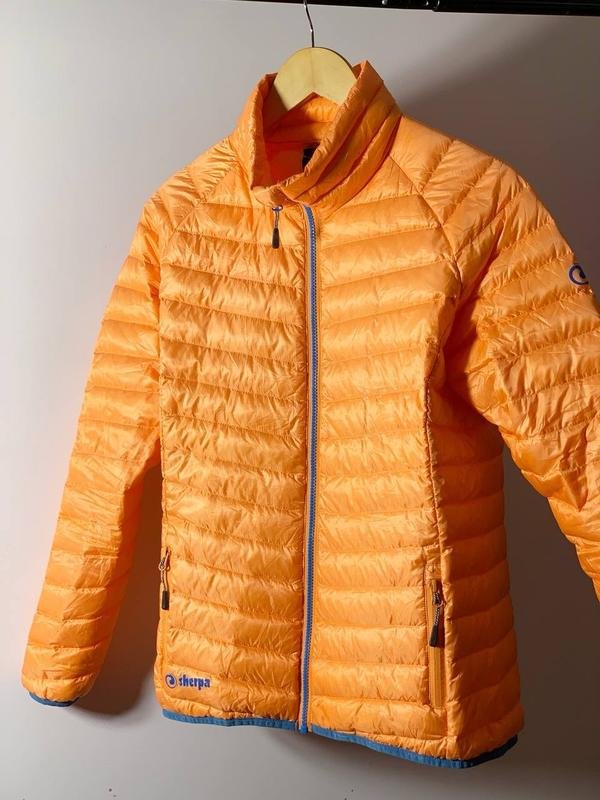 Damen Sherpa Daunenjacke Orange 38 / M / 46
