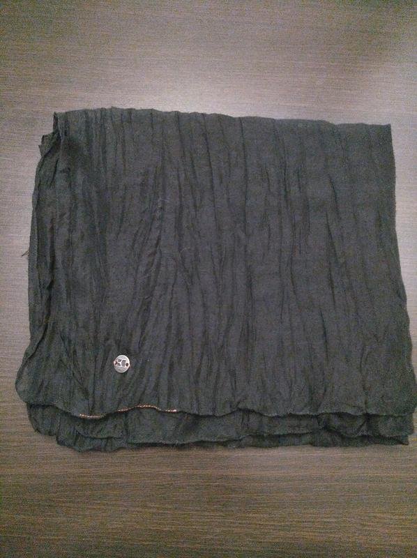 Мужской Boss Orange Шарф Чёрный Один размер