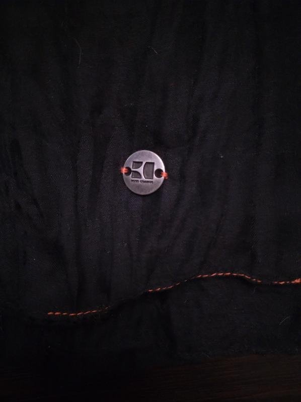 Мужской Boss Orange Шарф Чёрный Один размер