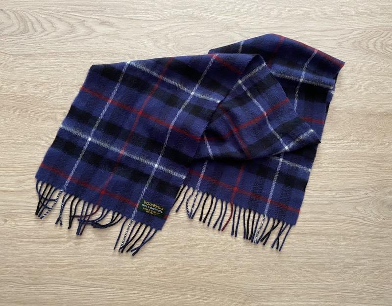 Herren American Vintage Schal Marineblau