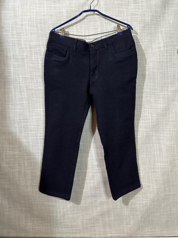 Женские Brioni Брюки Тёмно-синий Шерсть 38 / M /