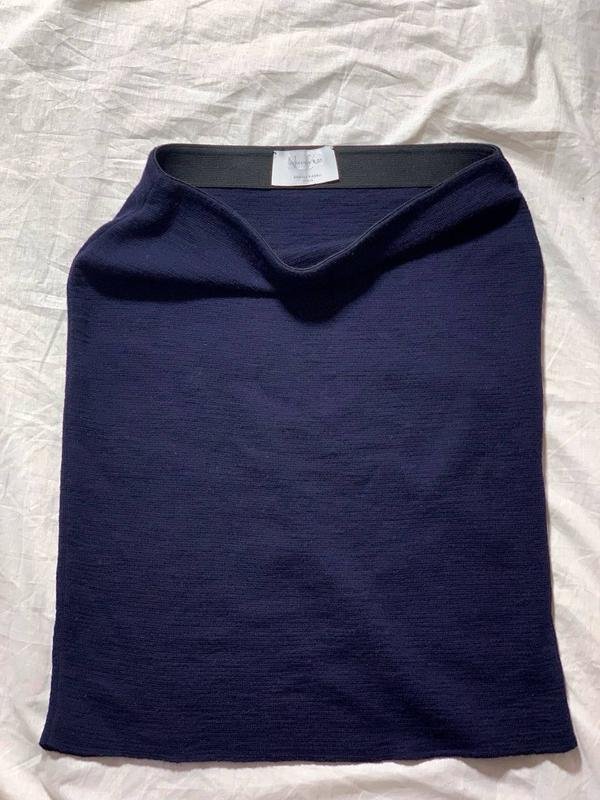 Damen Daniele Fiesoli Rock Marineblau Wolle 36 / S