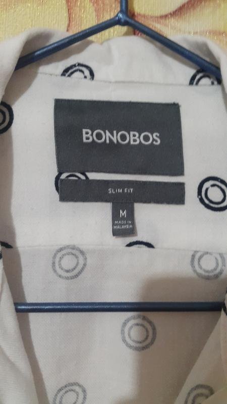 Herren Bonobos Hemd Schwarz Baumwolle 38 / M / 46