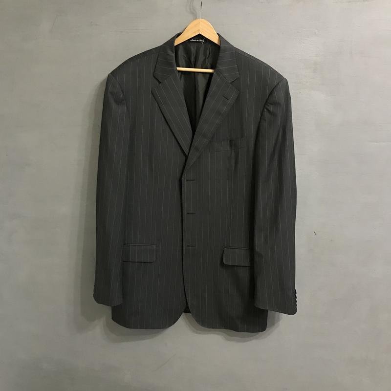 Uomo Pal Zileri Completo Grigio Lana 44 / XXL / 52