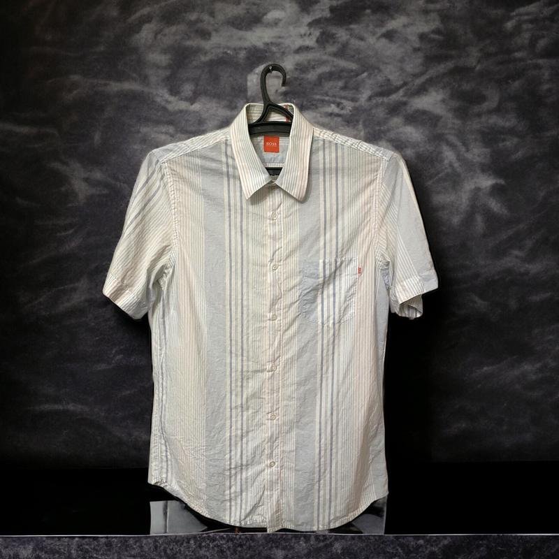 Мужской Boss Рубашка Белая Хлопок 36 / S / 44