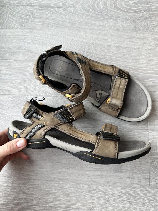 Men Clarks Sandals Grey 40.5