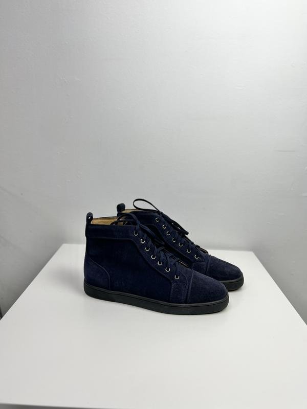 Herren Christian Louboutin Stiefel Marineblau 44