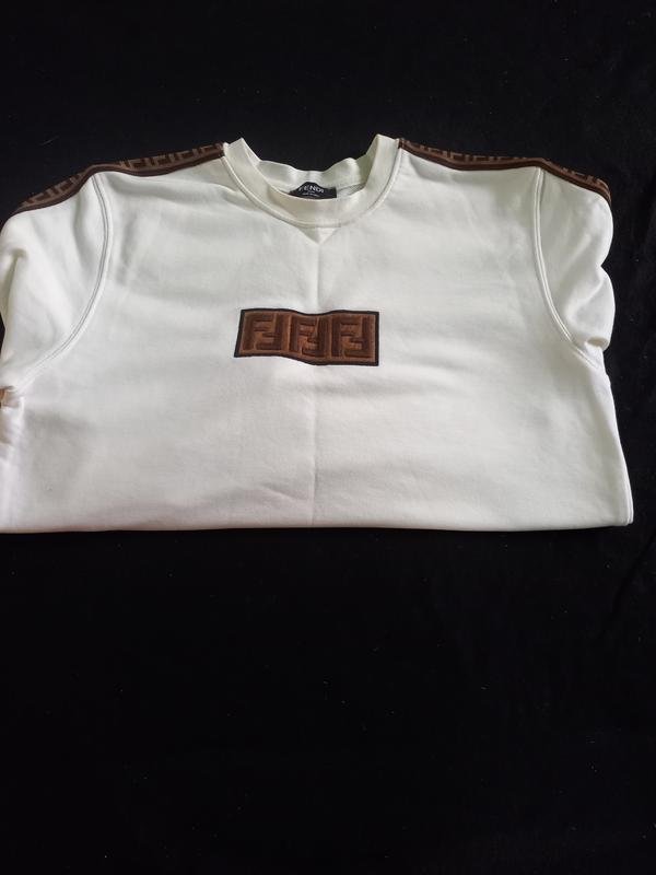 Homme Fendi Pull Blanc 40 /L / 48