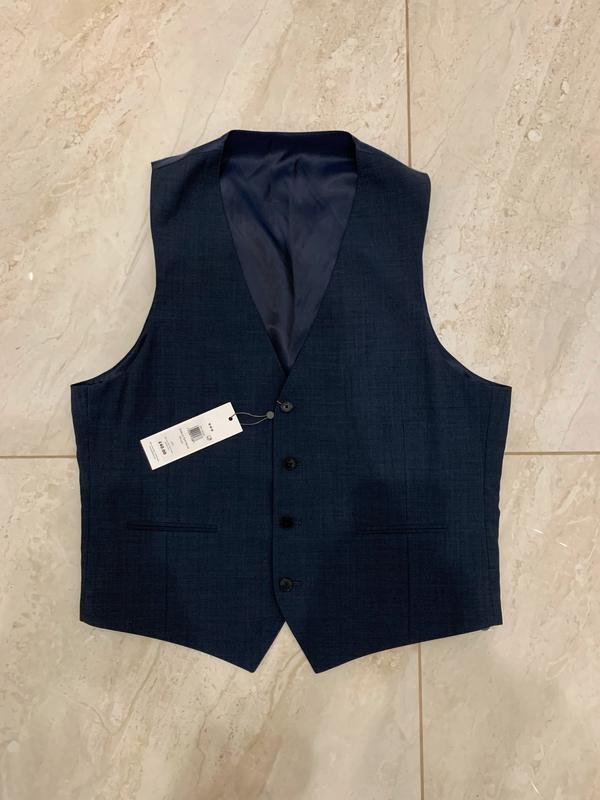 Men John Lewis Vest Navy 42 / XL / 50