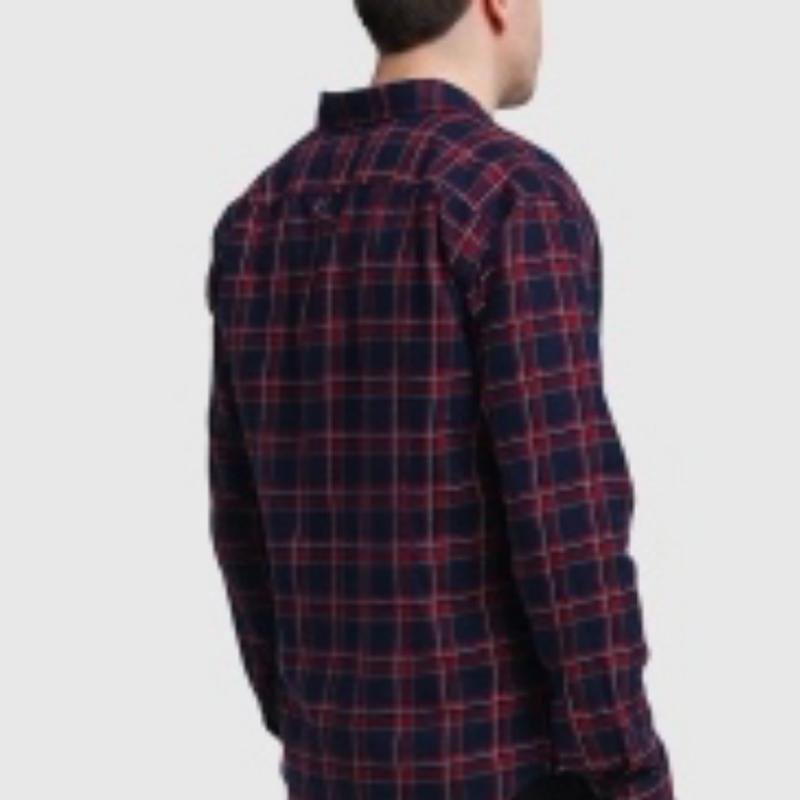 Men Boss Shirt Black Cotton 38 / M / 46