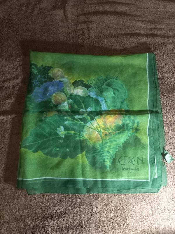Women Cacharel Scarf Green Polyester One size