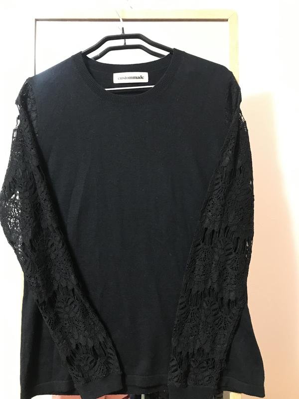Donna Custommade Maglione Nero Cachemire 42 / XL /