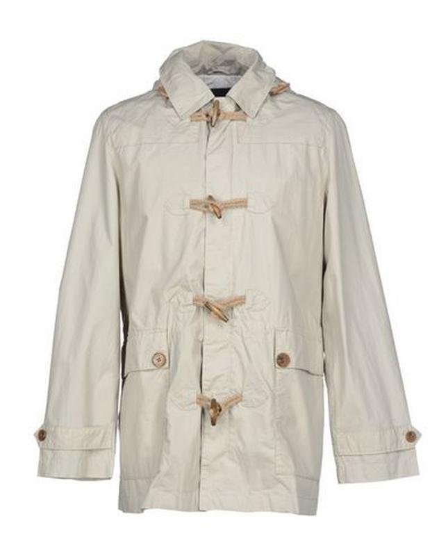 Homme French Connection Manteau Duffle Beige Coton