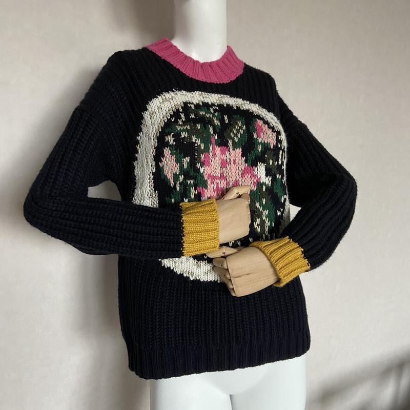 Women Rich & Royal Sweater Black Acrylic 34 / XS /