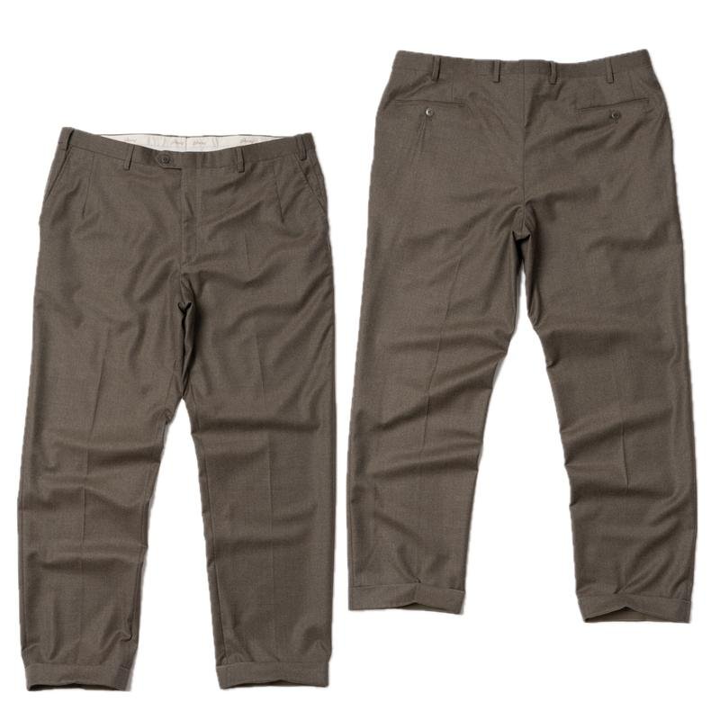 Men Brioni Trousers Brown Wool 38 / XL / 52