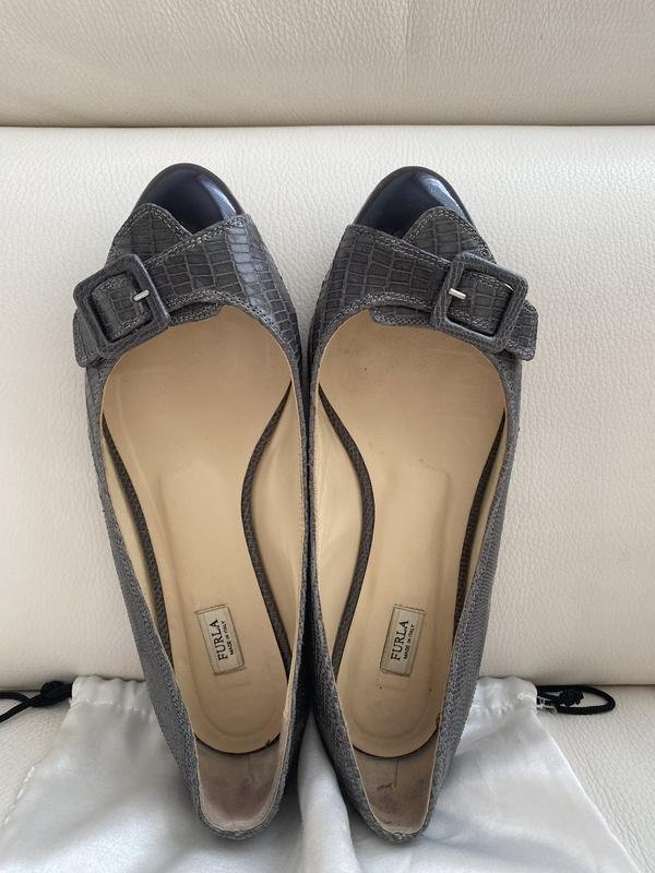 Damen Furla Absatzschuhe Grau 37