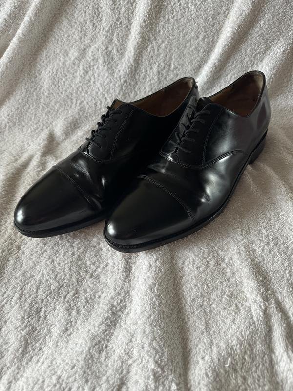 Homme Barker Chaussures Noires 45