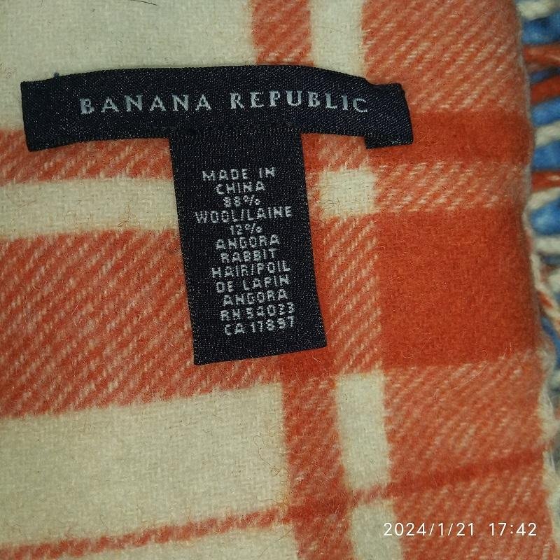 Unisexe Banana Republic Écharpe Blanche Laine