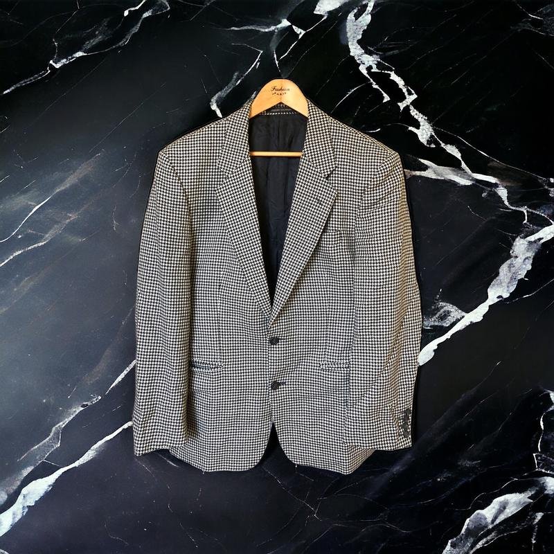 Мужской Balmain Костюм Белый Шерсть 40/L/48