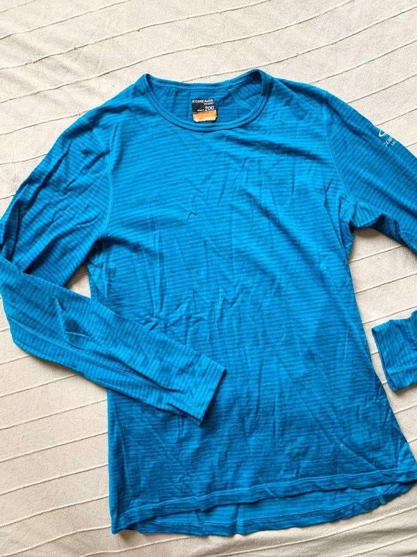 Women Icebreaker Thermal Top Navy Wool 38 / M / 46