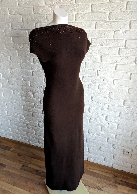 Damen Max Mara Kleid Braun Angora 38 / M / 46