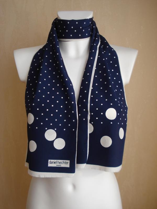 Унисекс Daniel Hechter Шарф Тёмно-синий Один