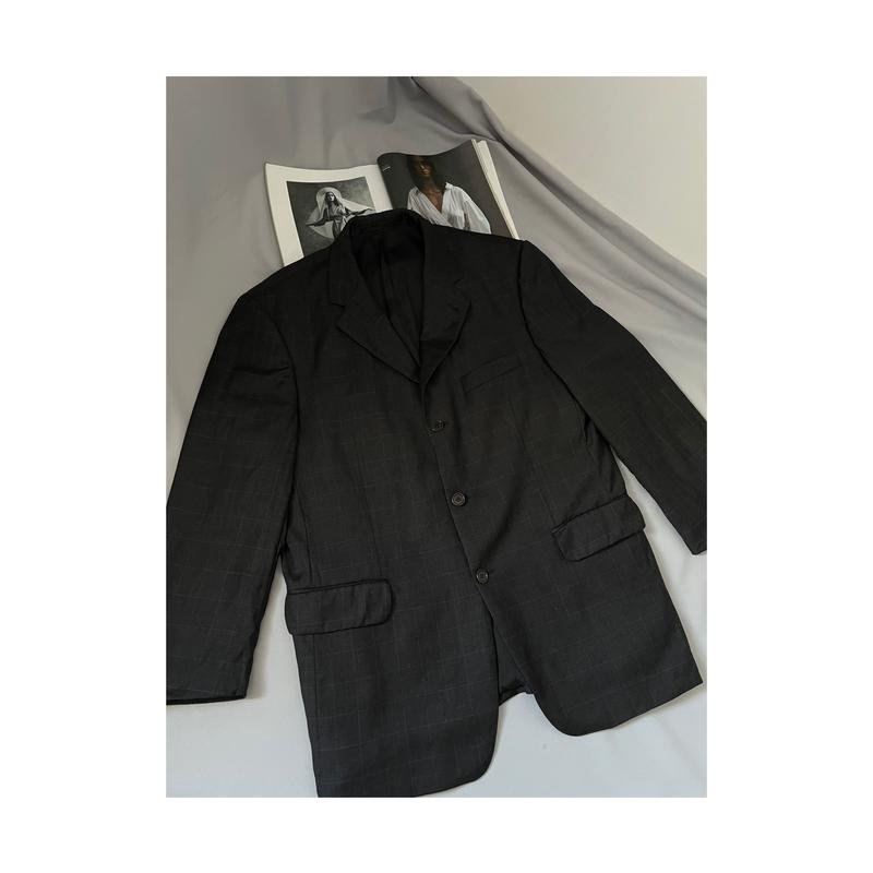 Мужской Loro Piana Пиджак Чёрный 40 /L / 48