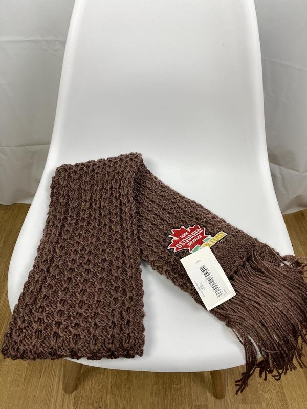 Sciarpa Dsquared² Marrone Taglia Unica