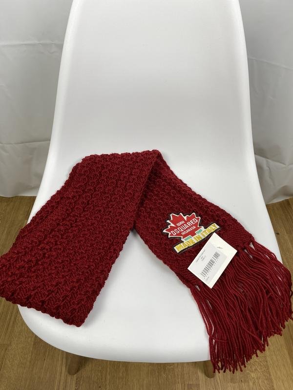Unisex Dsquared² Sciarpa Rossa Taglia Unica