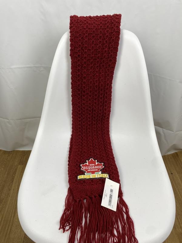 Unisex Dsquared² Sciarpa Rossa Taglia Unica