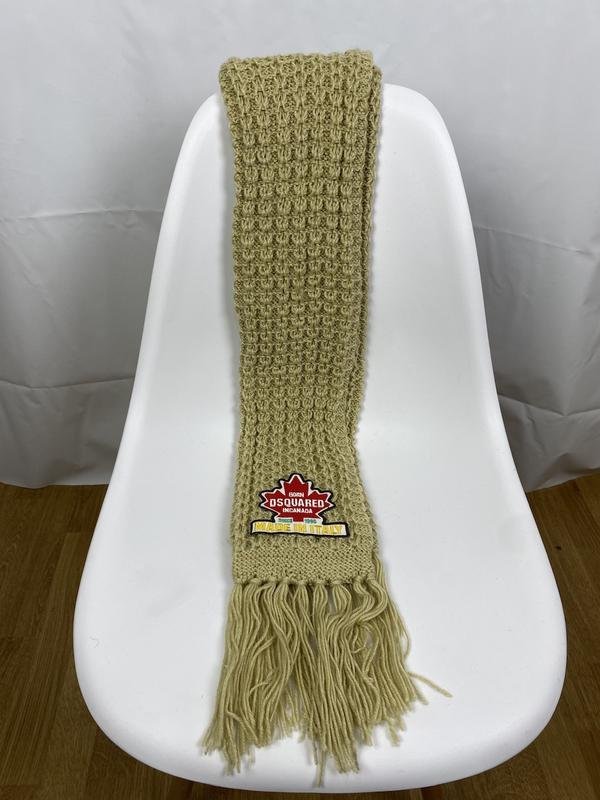 Sciarpa Dsquared² Senape Taglia Unica
