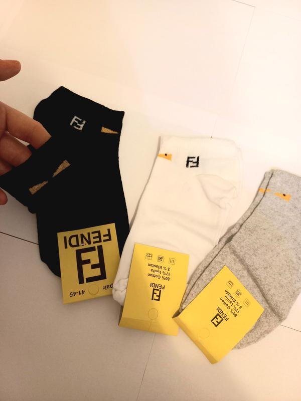 Homme Fendi Chaussettes Noir 41