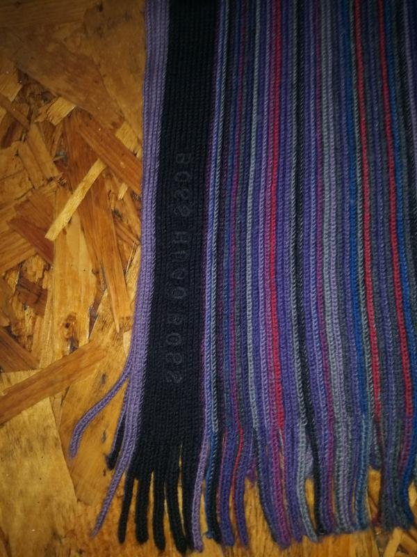 Унисекс Hugo Boss Шарф Чёрный Один размер