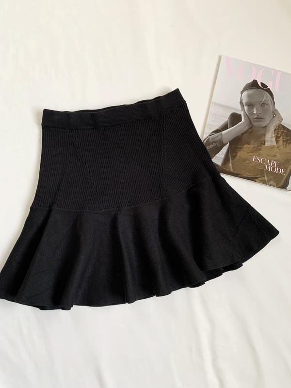 Женская Club Monaco Юбка Чёрная Вискоза 36 / S /