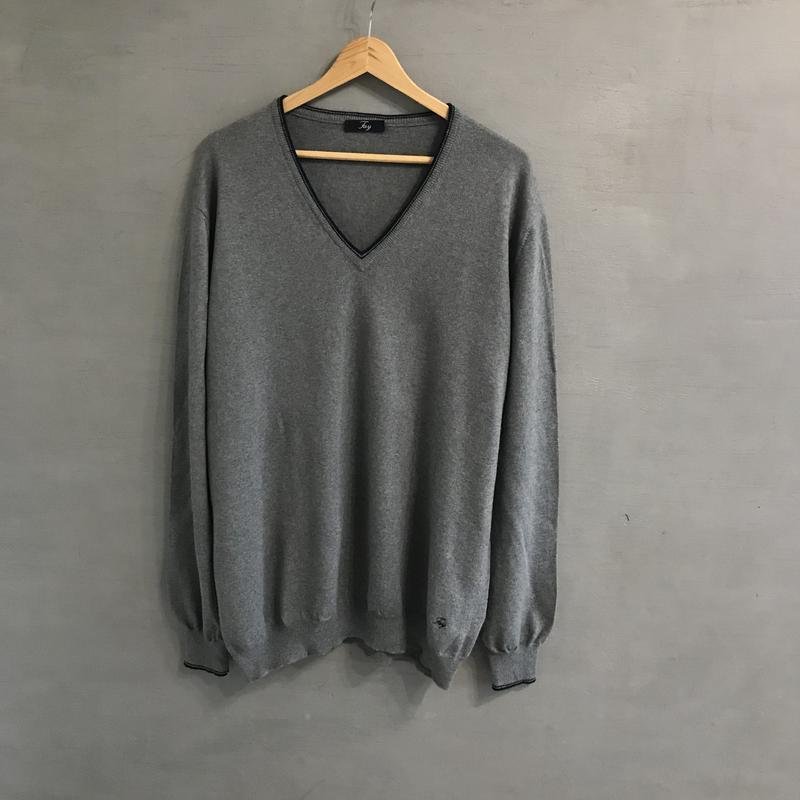 Uomo Fay Maglione Grigio Lana 46 / 3XL / 54