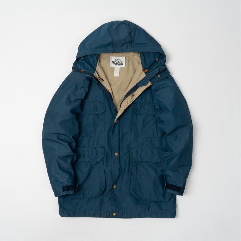 Homme Woolrich Veste Bleu Marine 38 / M / 46