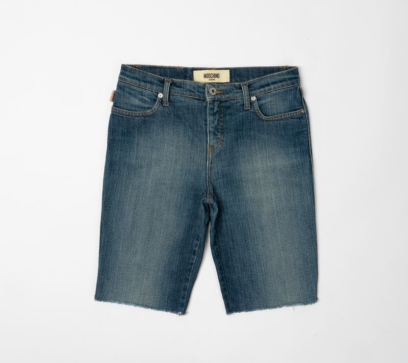 Женские Moschino Jeans Шорты Тёмно-синий Хлопок 38