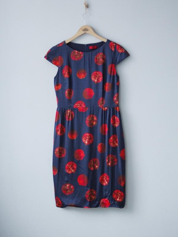 Women Hugo Boss Dress Red Viscose 38