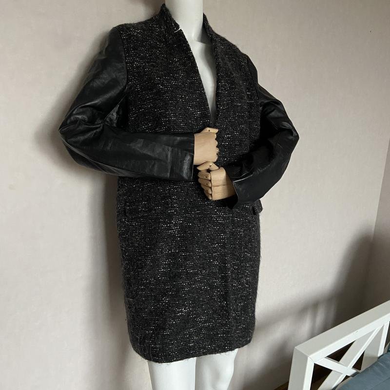 Femme Gerard Darel Manteau Noir Laine 36