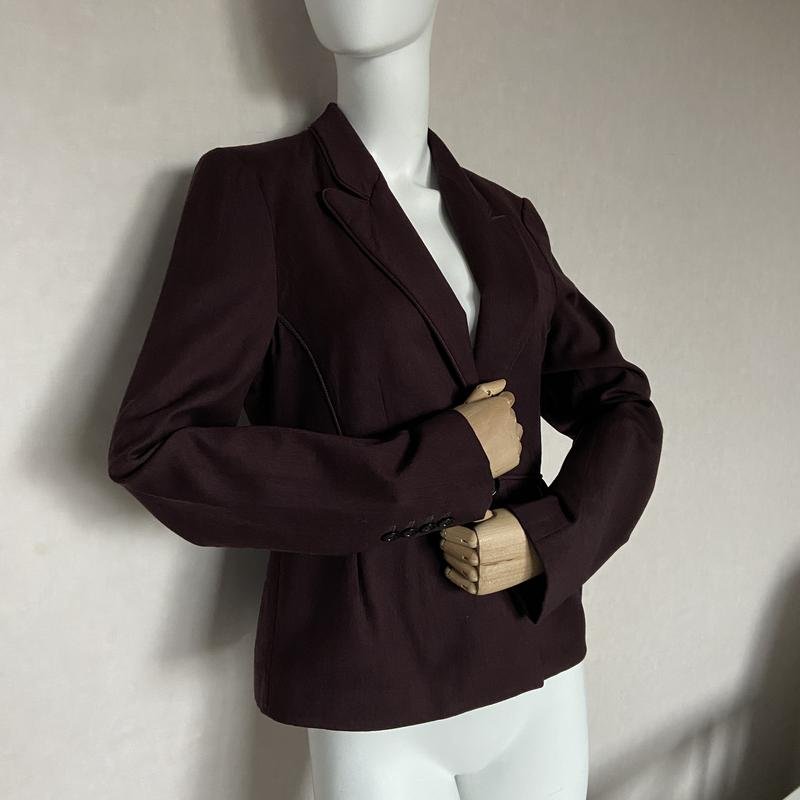 Женский L.K.Bennett Пиджак Бордовый Шерсть 38 / M