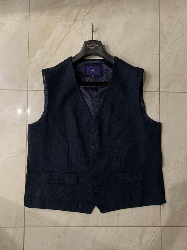 Мужской Next Жилет Синий 40 /L / 48