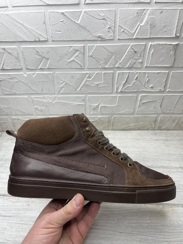 Homme Reiss Mocassins Marron Cuir 43.5
