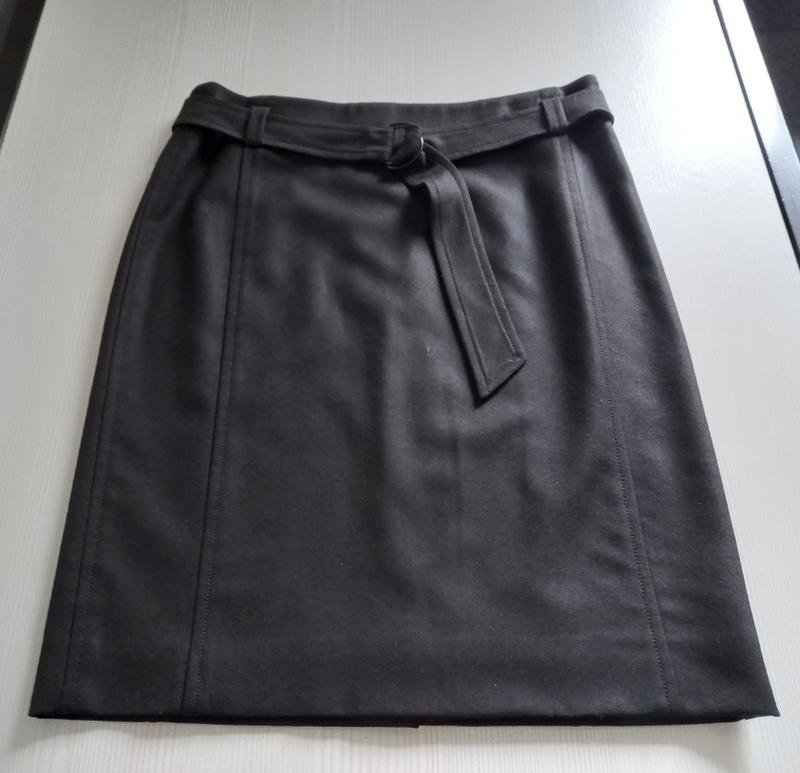 Damen Akris Rock Braun Wolle 38 / M / 46