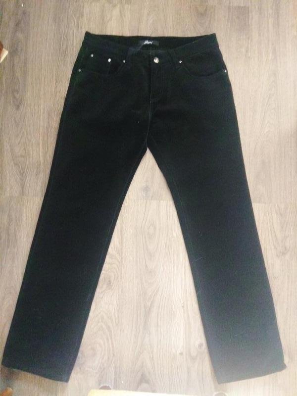 Damen Brioni Hose Schwarz Baumwolle Einheitsgröße