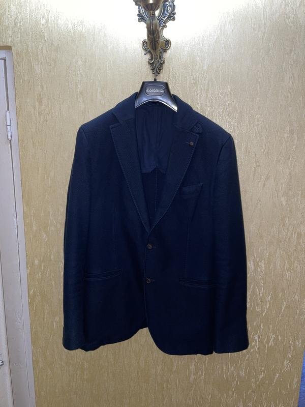 Herren Massimo Dutti Sakko Marineblau 40 /L / 48