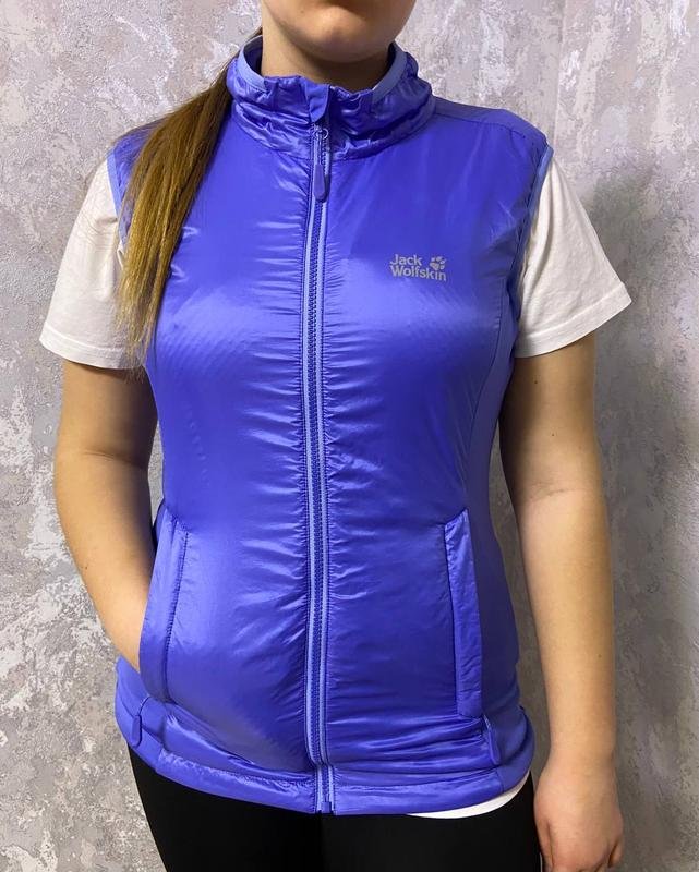 Femme Jack Wolfskin Gilet Bleu 38 / M / 46